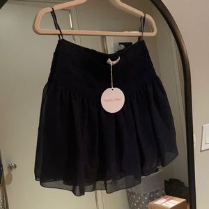 See By Chloe Navy Skirt Size 36 NEW